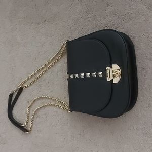 Calvin Klein studded detail purse